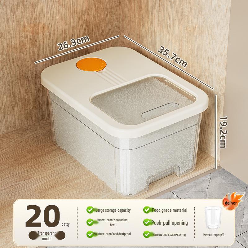 Reislagerbehälter mit großem Fassungsvermögen, insektenabweisend und feuchtigkeitsdicht