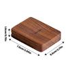 Portable Jewelry Organizers Jewelry Storage Box Wood Texture Jewelry Case Earring Organizer Suitable for Earring Jewelry