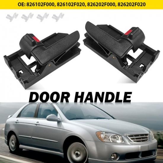 2X Door ide Left Handle Black for Right KIA 2007 2006 2005 2008 2009 Spectra5