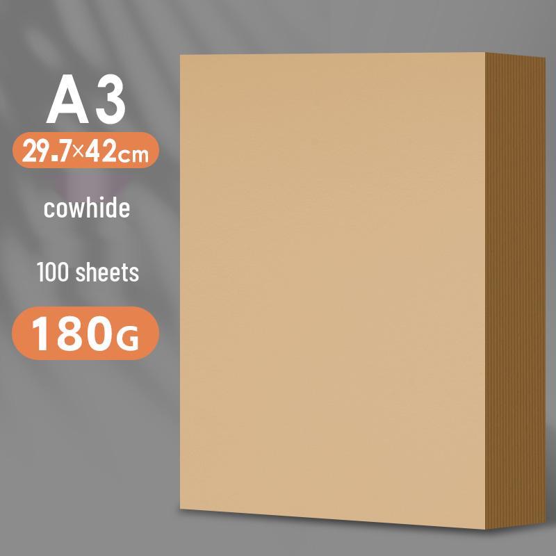 A4 White Cardstock, Black & Colored Paper, Thickened for DIY Kindergarten Crafts & Projects, A3/A4 Size.