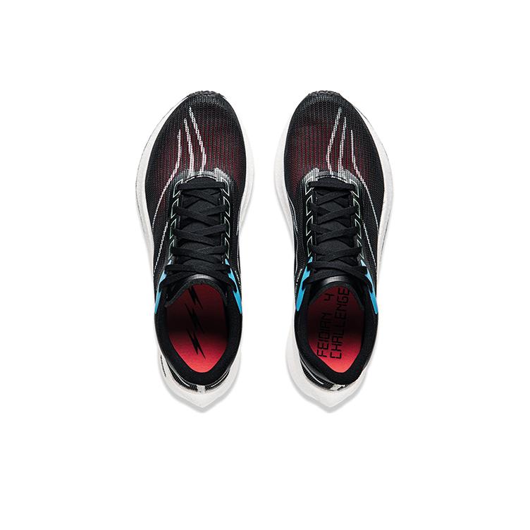 New LINING Feidian 4 Challenger Running Shoes Men Low Top Black ARMU005-17