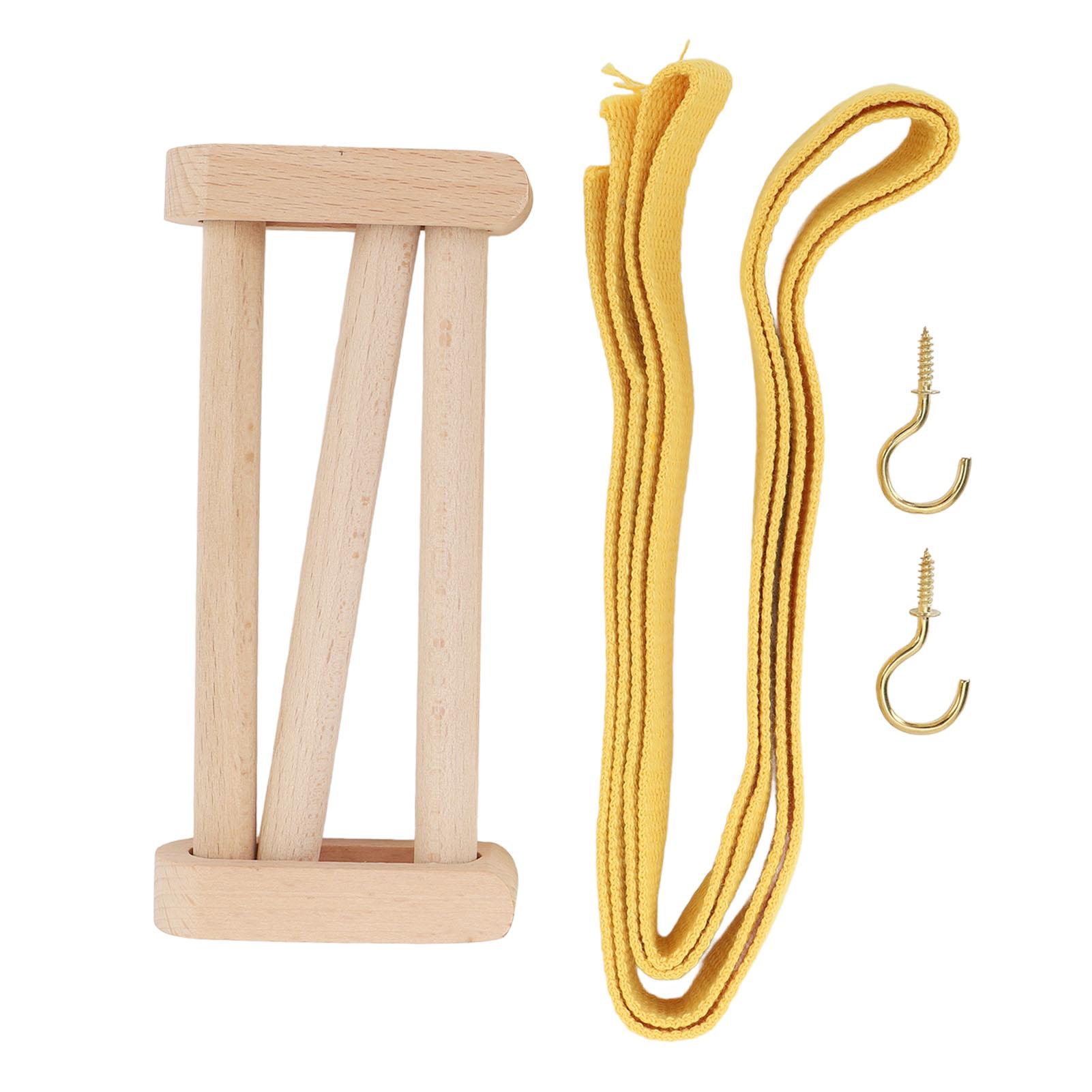 

Waist Webbing Retainer Solid Wood Yarn Storage Holder Weaving Waist Thread Fixator