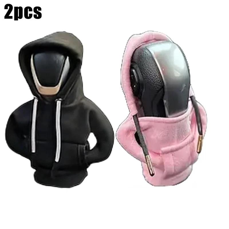 Felpa con Cappuccio Universale Copertura Leva Cambio Auto Felpa Leva Cambio Copertura Pomello Cambio Decorazioni Auto