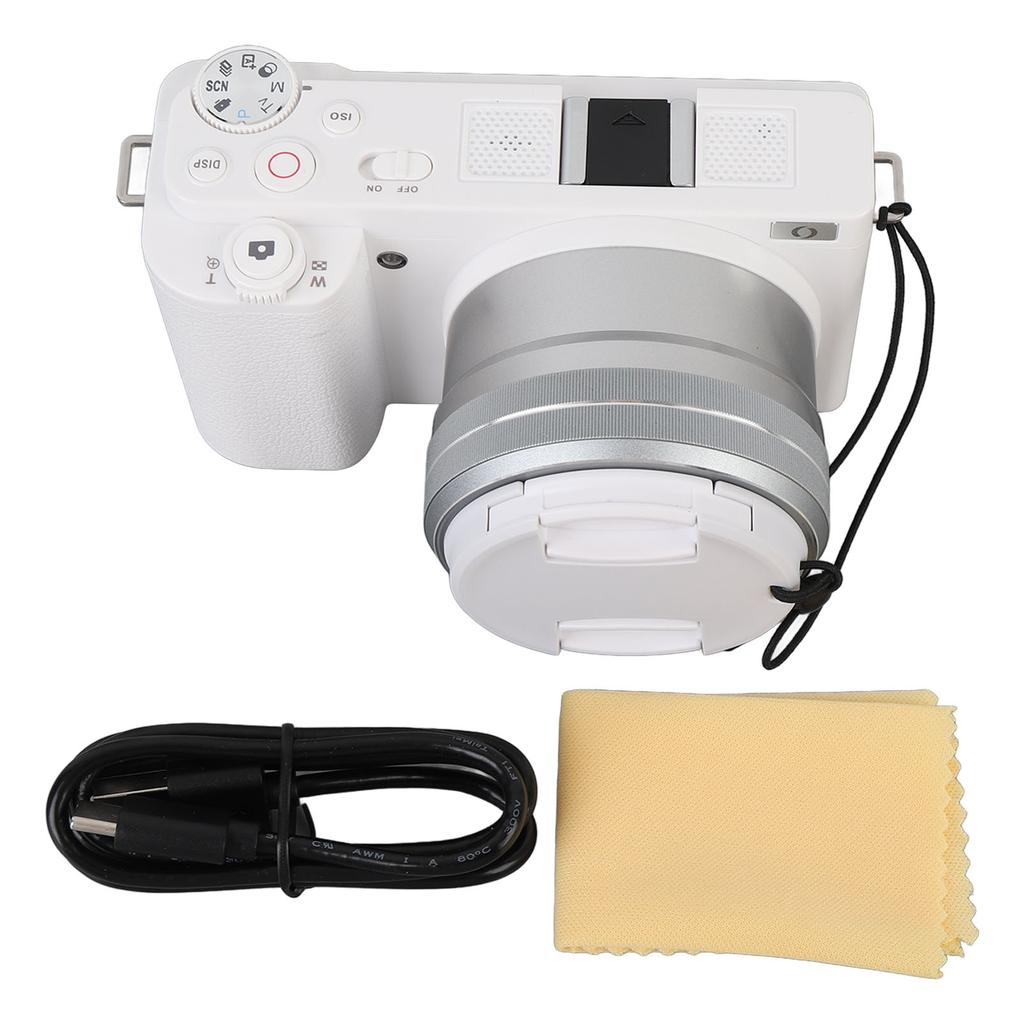 4K Digital Camera for Photography Autofocus 64MP Compact Travel Video Camera with 12X Digital Zoom