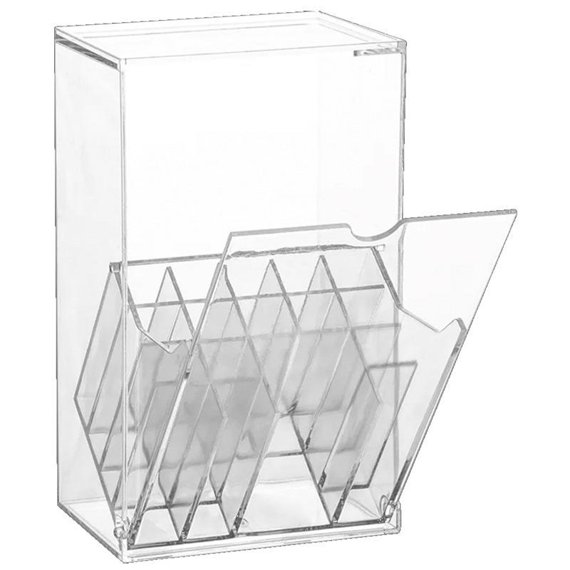 Transparent Dustproof Makeup Brush & Cosmetic Holder for Brushes, Eyebrow & Eyeliner Pencils