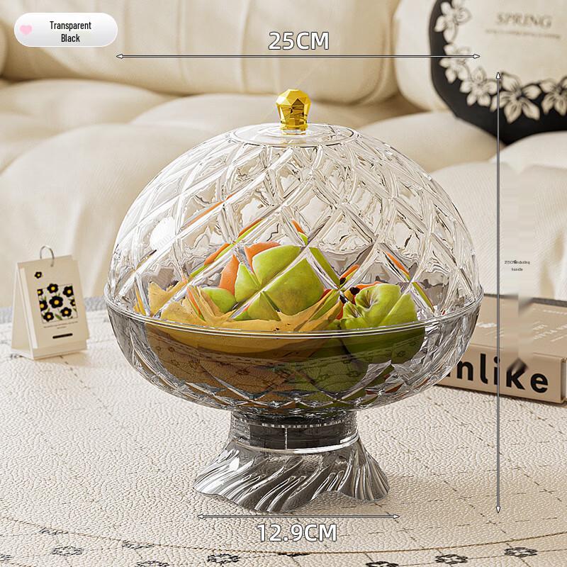 Deouxingguang Obstschale mit Deckel und Abtropfschale