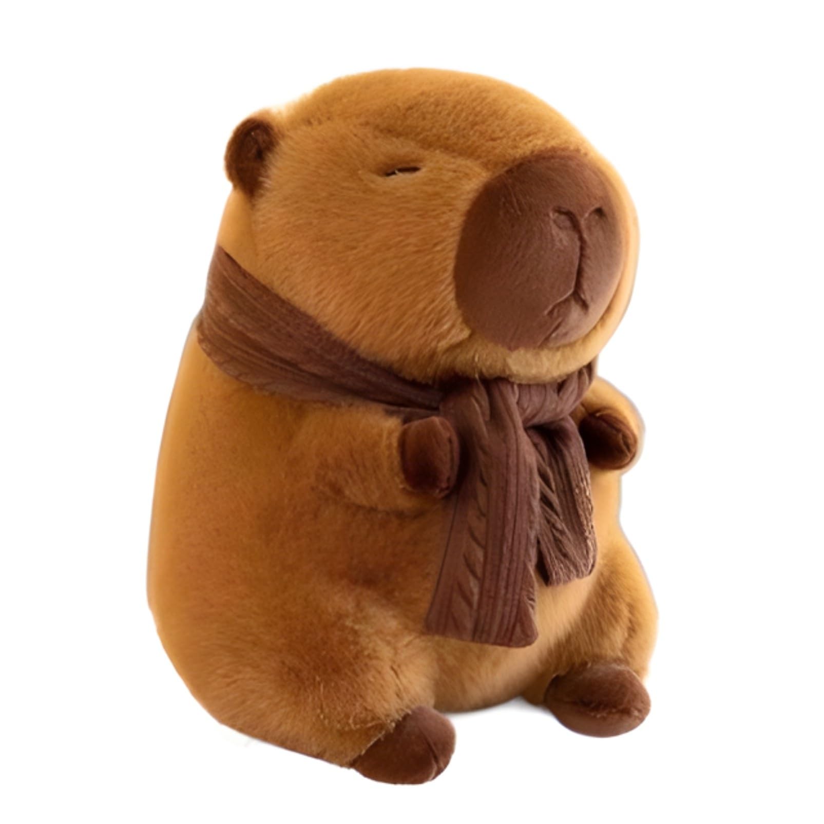 

Miaomyao Plush Animal Capybara Soothing Birthday Gift for Kids and 25cm Toy, Scarf, Fluffy, Item, Adults,