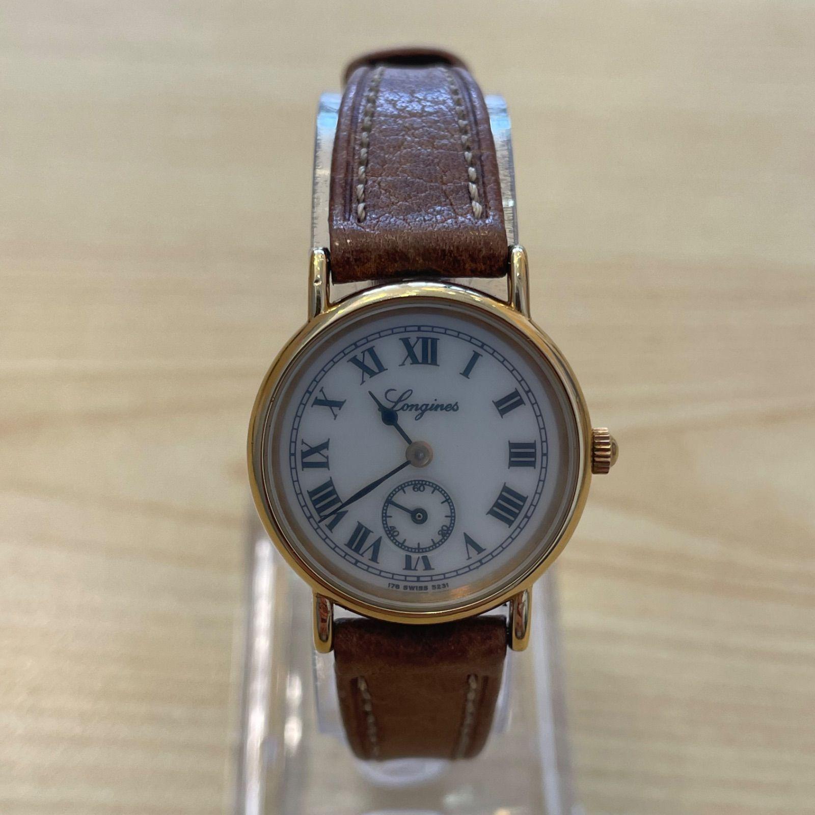 Used LONGINES SWISS 176 5231 Watch Ladies Quartz Leather Real Estate