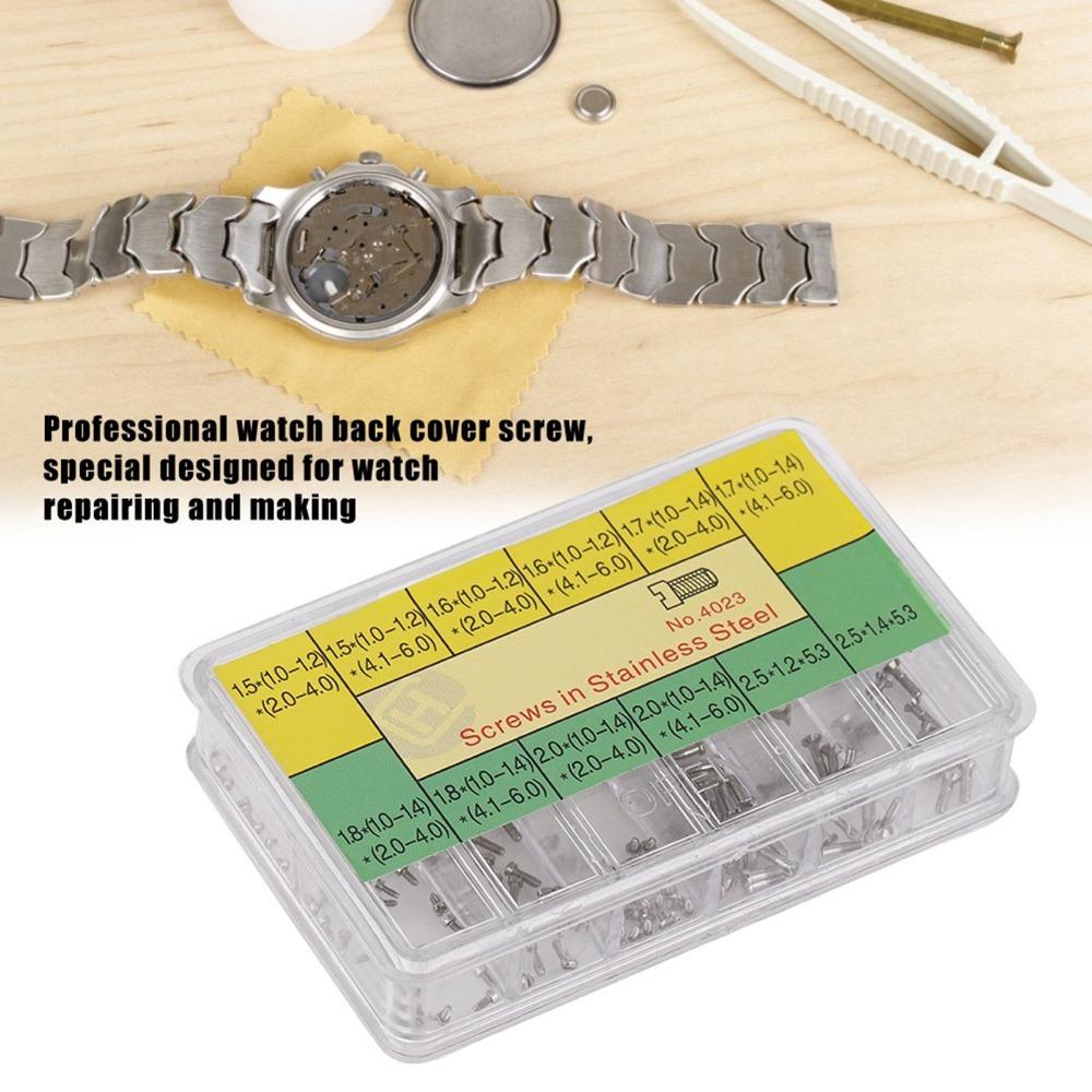 12 Different Sizes Watch Repairing Tools Storage Box Watch Back Screw  Watch Repair Workers