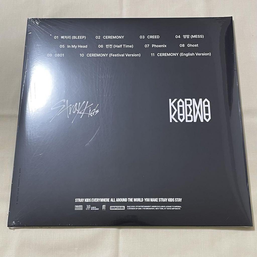[USED] Available KARMA Vinyl CLEAR SAPPHIRE LP ver.