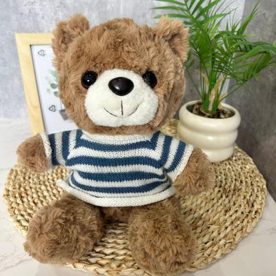 Yousheng Teddy Bear Plush Toy with Hoodie Soft Stuffed Animal for Christmas Gift Cartoon Huggable Plush Doll for Kids