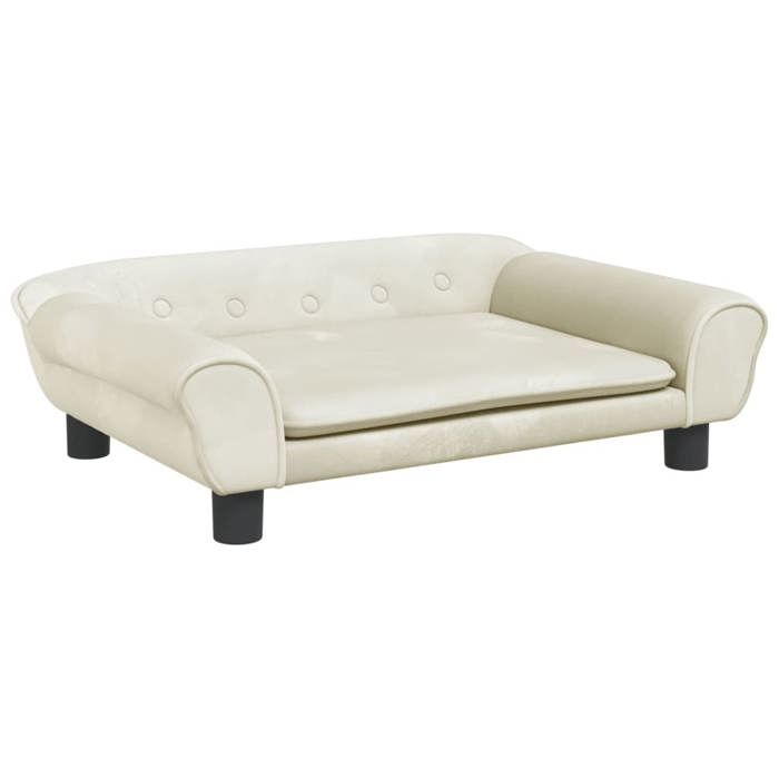 VidaXL Canapé pour enfants crème 70x45x26 cm velours, mini canapé, mini canapé-chaise, mini canapé pour enfants, canapé de 3196406