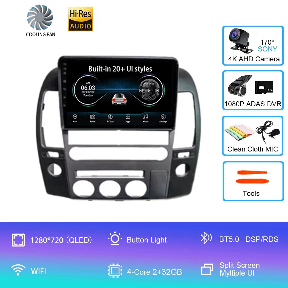 Android 14 for Nissan Pathfinder 2004 2005 2006 -2014 GPS Navigation Car Video Multimedia Player Head Unit Host No 2din DVD
