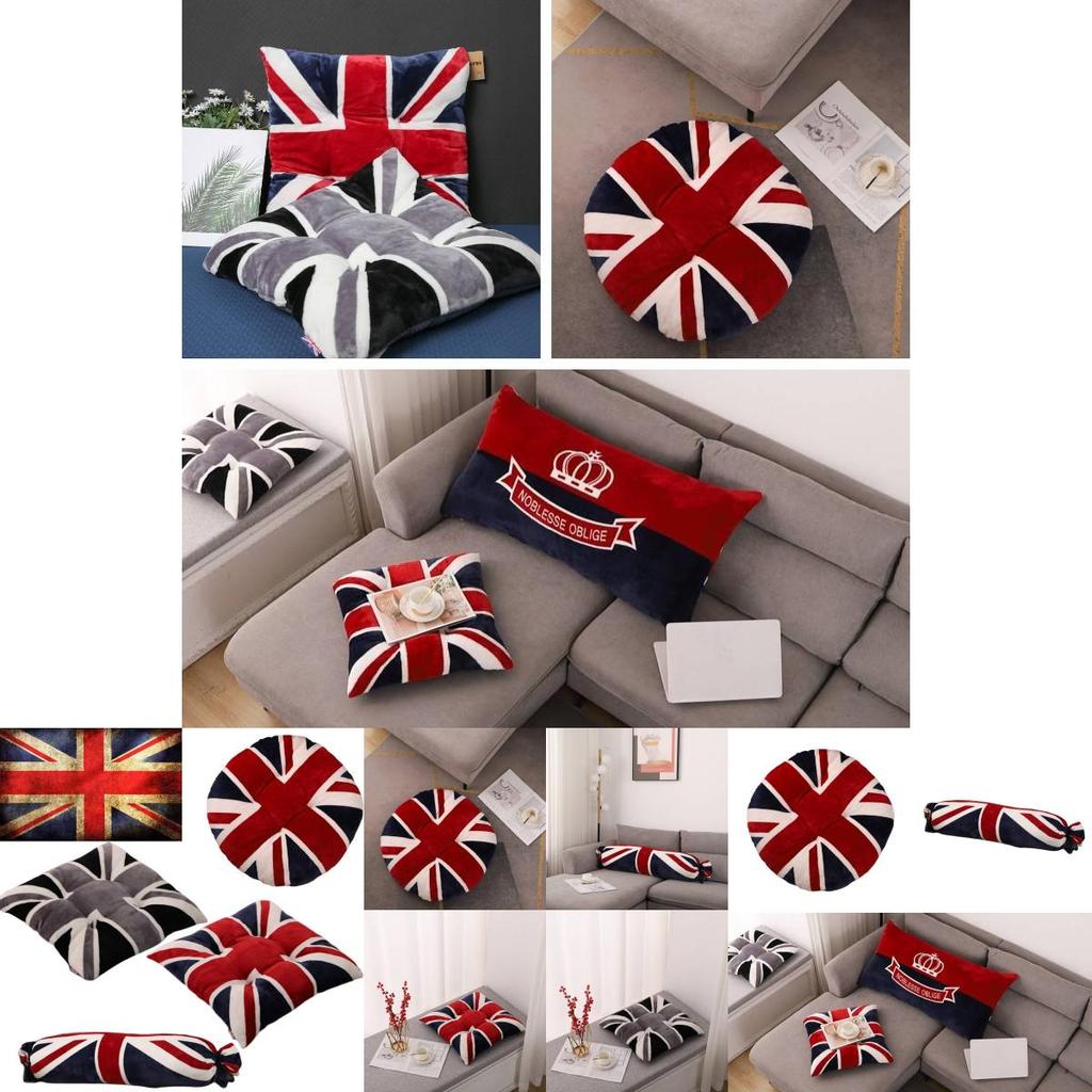 British Flag Decorative Cushion And Pillow Set For Home Decor