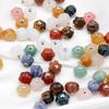 Natural Stone Crystal Agate Pumpkin Pendant Dongling Jade Pumpkin Beads DIY Jewelry Accessories Vintage-Style Hairpin Zhejiang