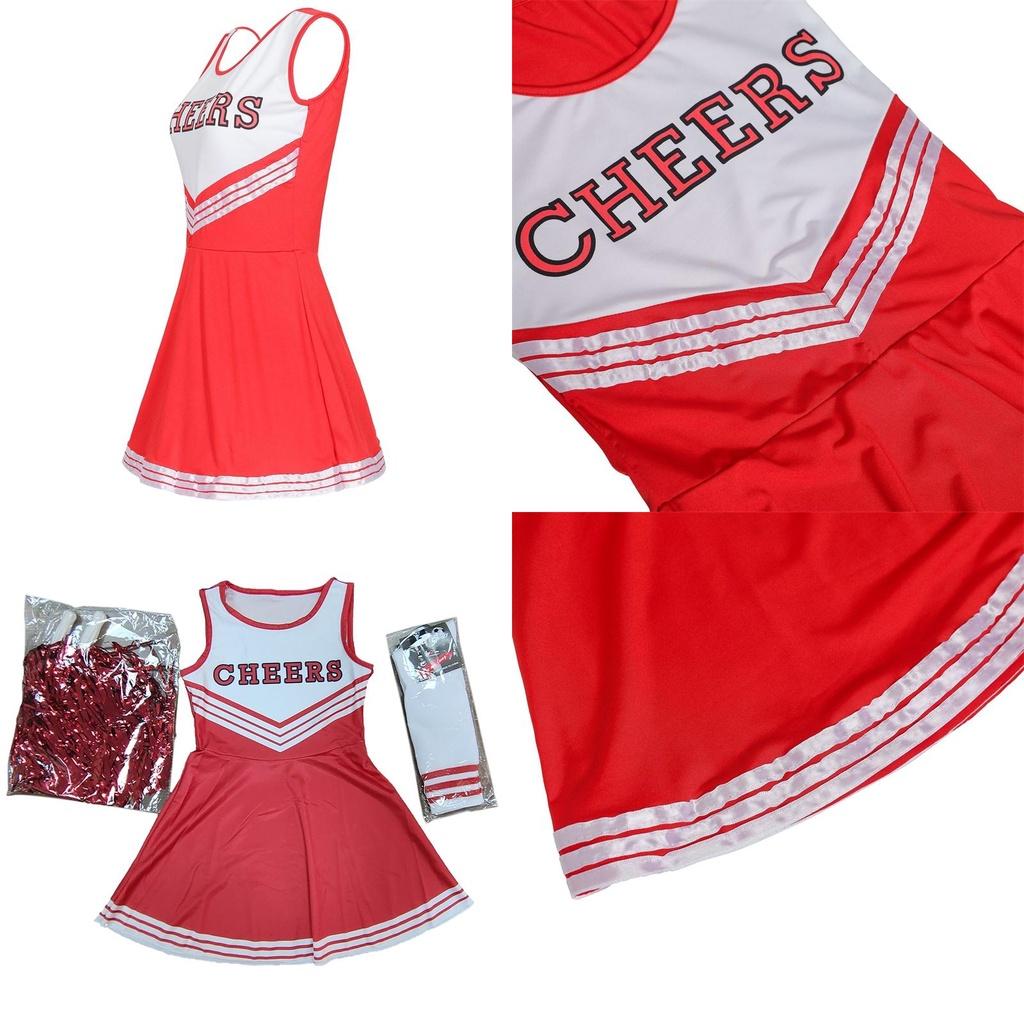 High-quality Polyester Lala Cheerleader Dress Set Performance Outfit For Women