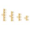 10pcs Stainless Steel Layer Necklace Bracelet Clasp Bails 5 Loops Drop Earrings Chains Connectors DIY Jewelry Findings Supplies
