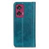 Motorola Edge 50 Fusion 5G Flip Case, Split Leather, Green
