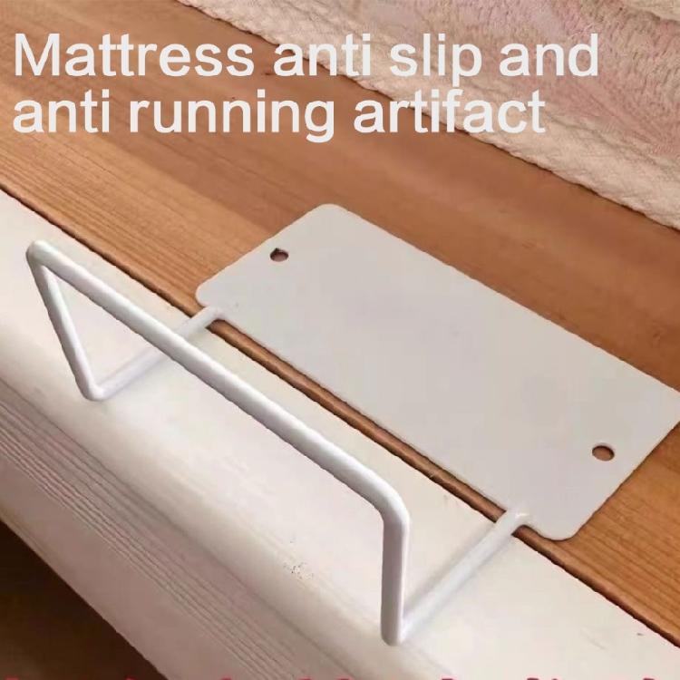 4Pcs Metal Mattress Holder Bed Frame Stabilizers with Screws To Prevent Sliding Mattres Gripper Holder Bracket
