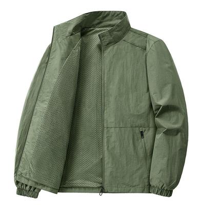 Spring and Autumn Men's Jacket Outdoor Sports Loose Korean Edition Leisure Middle Aged and Elderly Jacket