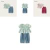Girl Summer Floral Dress Set With Cotton Fabric For Children Aged 3 To 8 Years