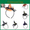Halloween Heksenhoed Hoofdband Pompoen Haarband Spinnenweb Kostuumfeest Attributen