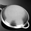 304 Stainless Steel Strainer Filter Spoon Long Handle Fine Mesh Filter Spoon Fat Skimmer Spoon Food Grade Heat Resistant