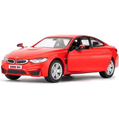 1/36 BMW M4 Automodell aus Leichtmetall, Spielzeugauto mit Rückziehfunktion, geeignet zum Sammeln und Dekorieren von Modellspielzeug, ein Geburtstagsgeschenk für Jungen und Mädchen