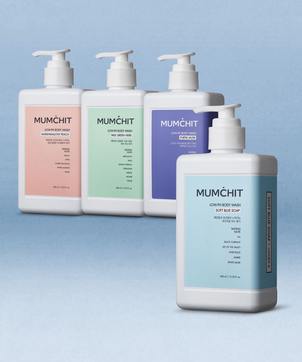 Scented Mildly Acidic Body Wash 400ml (Select 1 of 4) Ivory Shea Butter 400ml