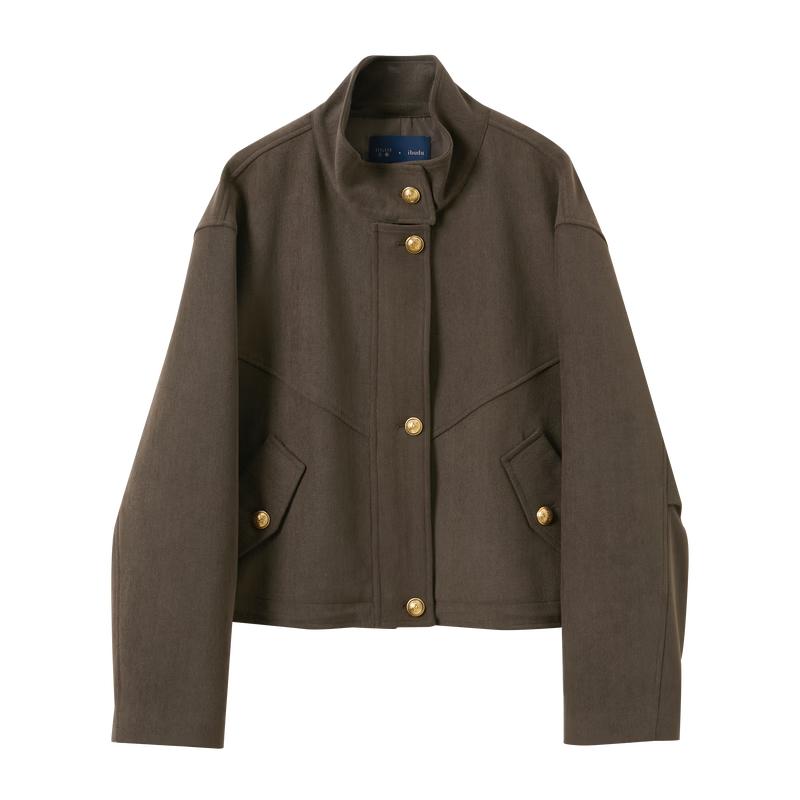 

Women s Stand-Collar Loose Fit Jacket XL