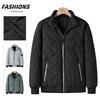 Men's Jacket Autumn and Winter New Men's Cotton-padded Clothes Trendy Short Stand-up Collar Light Feather Cotton Clothes Men