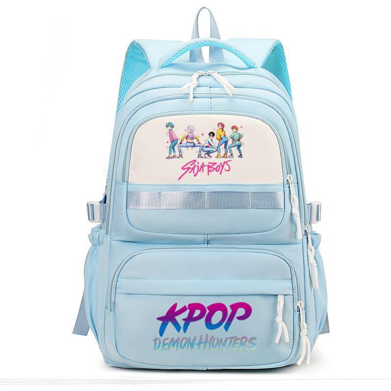 Kpop Witch Hunter Group Schoolbag Girl Cute Primary School Backpack Junior High School Light Large Capacity Lightweight