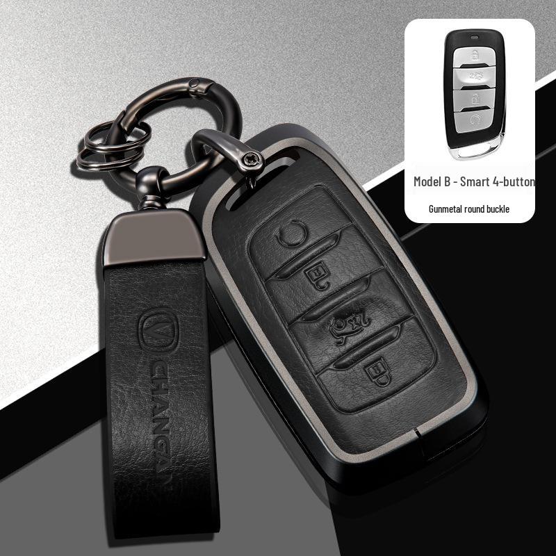 Changan Car Key Cover for Third Gen CS75 Plus, Yidong Plus, CS55, and CS35 Plus
