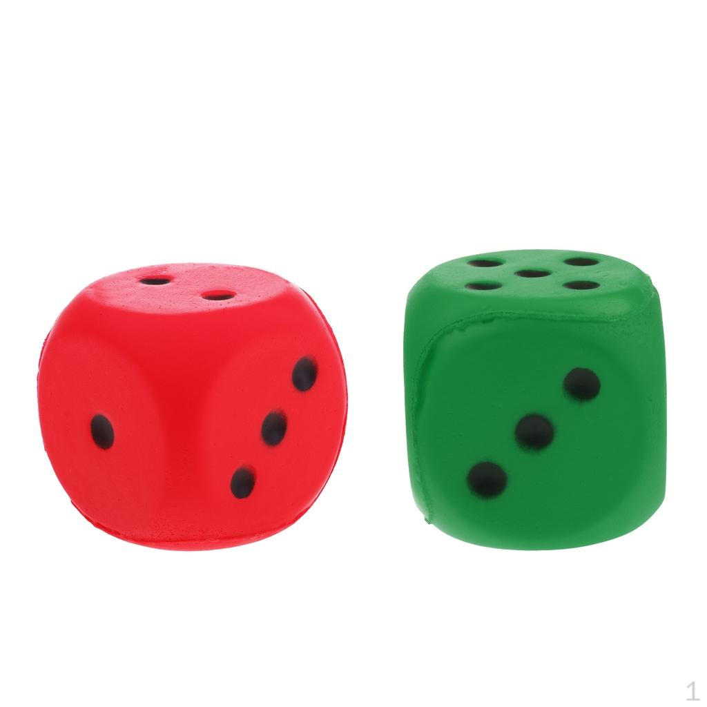 

2 цветных губки из пеноматериала для игр для детей (Зеленый, Красный)