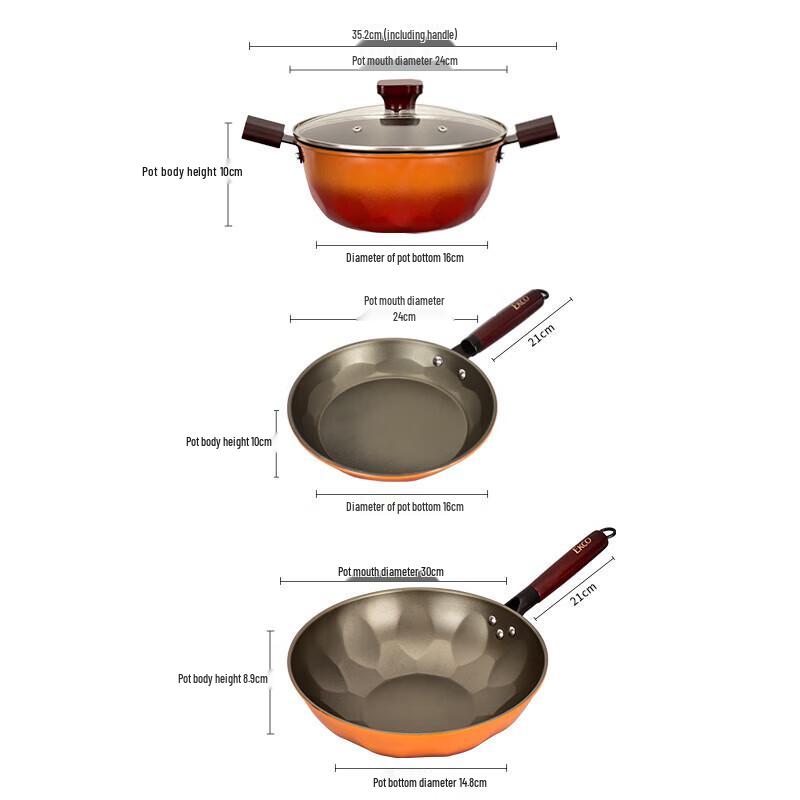 Corning VISIONS Flame of Light Cookware Set