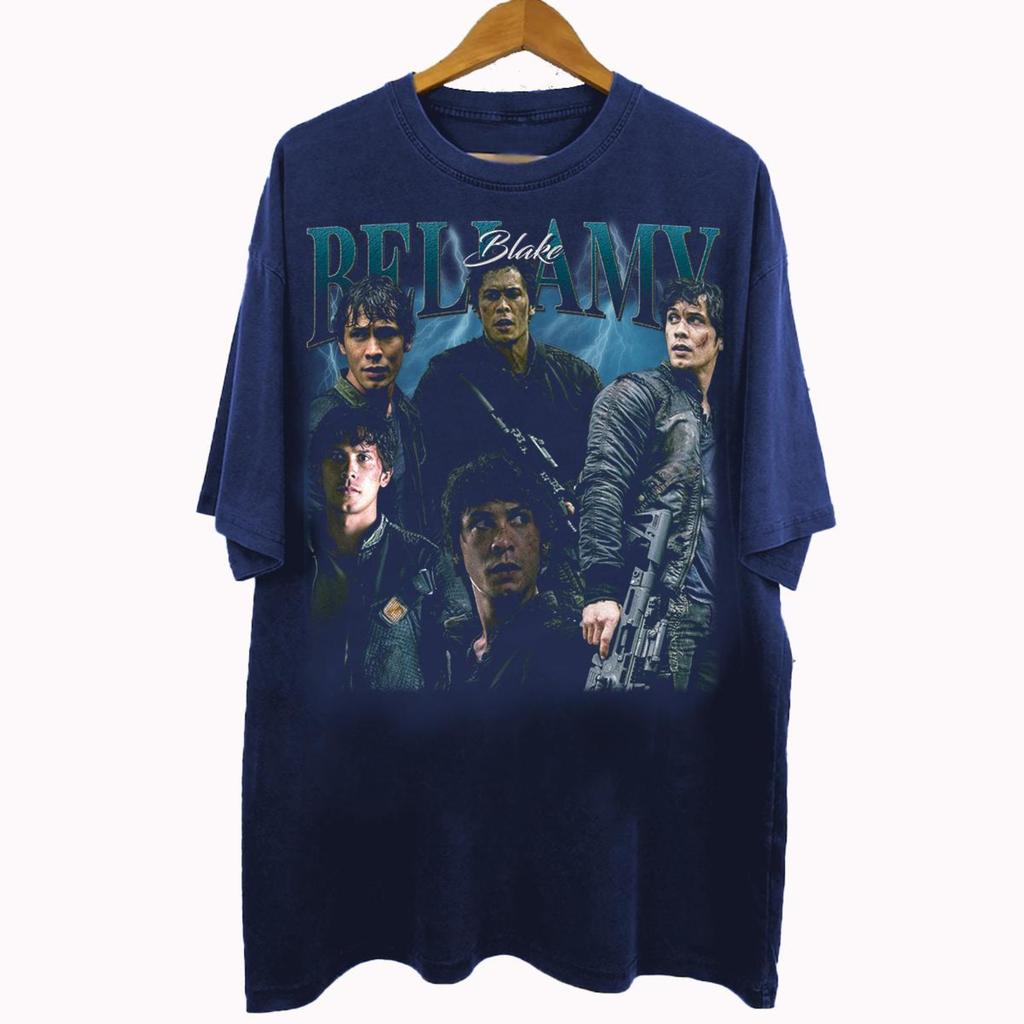Bellamy Blake Printed Unisexs Tshirt Springsummer Fashion Trend Pure Cotton Top Neutral Short Sleeve Tshirt