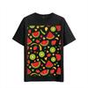 T-shirt Mięśniacy Tropikalny Styl Świeże Owoce Lato