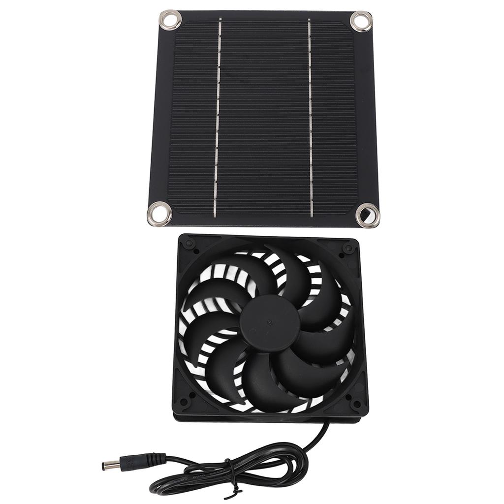 Kit Ventola Pannello Solare Silicio Monocristallino 5W 5V Kit Ventola di Scarico Pannello Fotovoltaico Solare