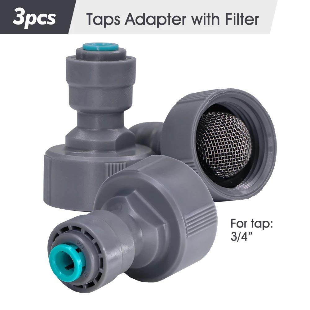 1/4″ 4/6mm 60W Self-priming Pump Misting Cooling System 0.6mm Atomizer Sprayer Slip Lock Nozzle Joint Outdoor Garden Irrigation