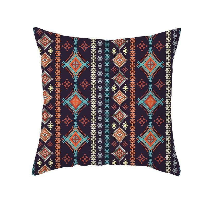 New Bohemian Color Geometric Pattern B&B Hotel Model Room Home Decoration Sofa Square Pillow