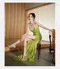 Transparent Rhinestone Shoes 2024 New Sexy Banquet Women Pointed Thin Heel Crystal Wedding Shoes
