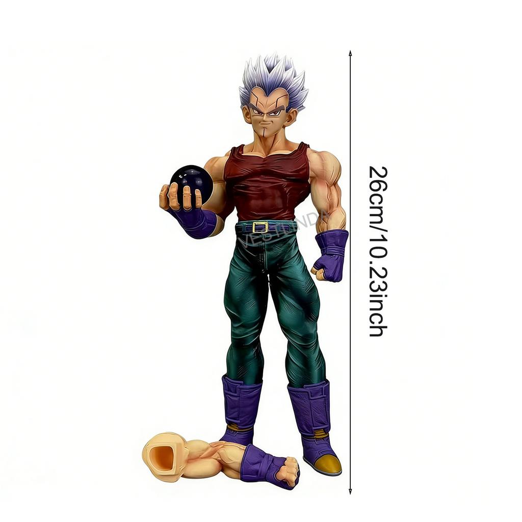 Super Saiyan Vegeta Model Movable Humanoid Robot Replaceable Arm Anime Dragon Ball Collection Desktop Decoration Toys PVC Round Sensory Compression
