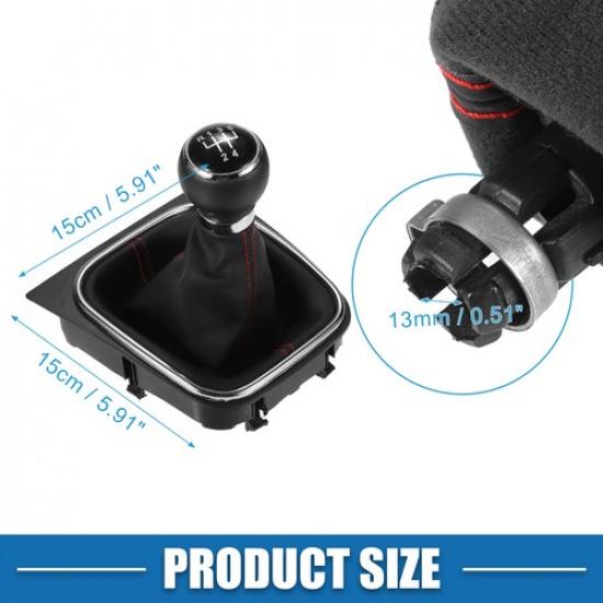 5 Speed Manual Gear Shift Knob W Gaiter Boot ONE  for Volkswagen Golf MK5