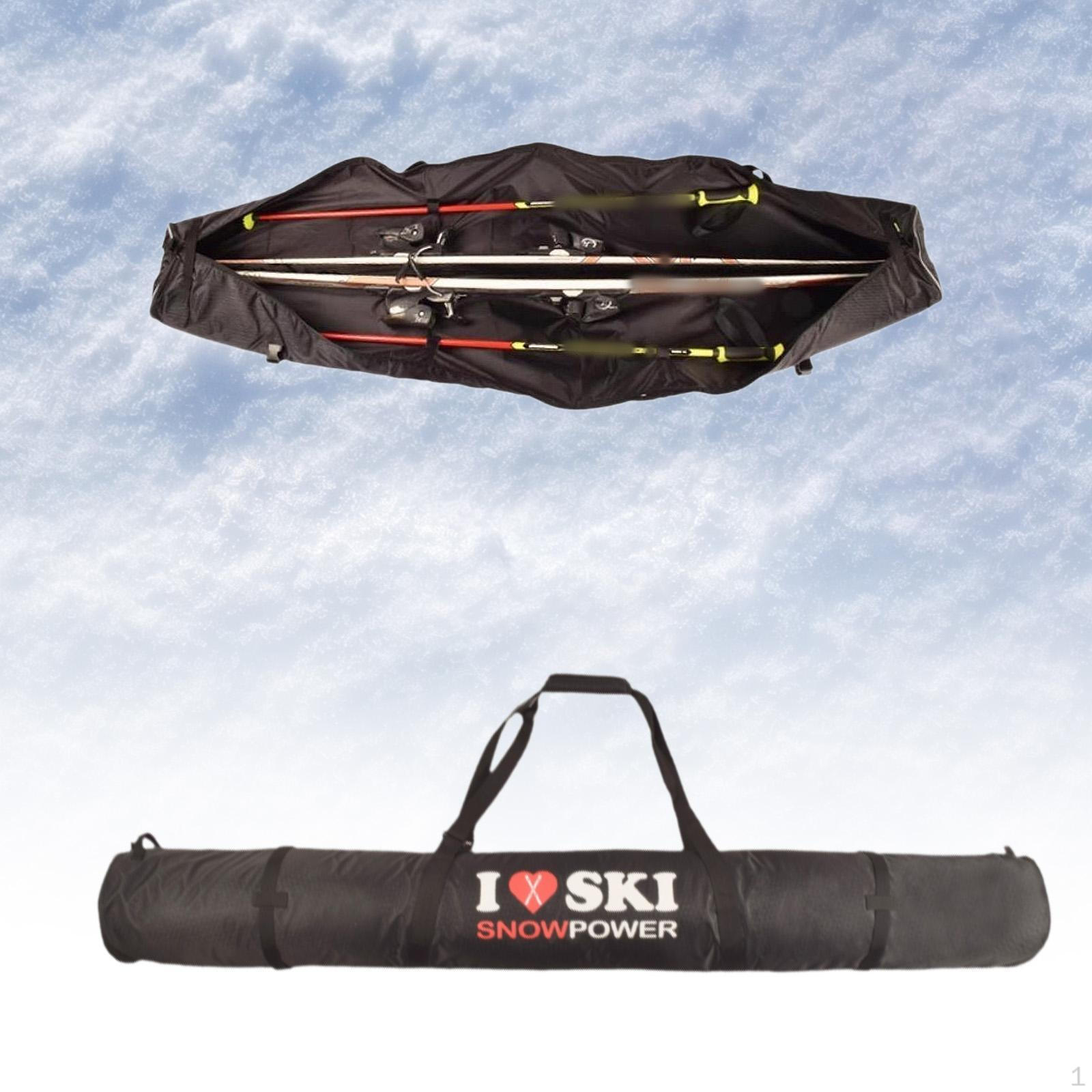 

Лыжный чехол для сноуборда для мужчин и женщин, переносной, с застежкой-молнией, для зимних видов спорта на открытом воздухе, для транспортировки 120 cm