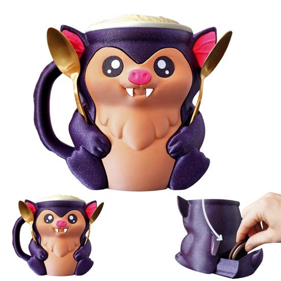 Ice Cream Pint Holder 3D Printing Bat Ice Cream Pint Containers Reusable