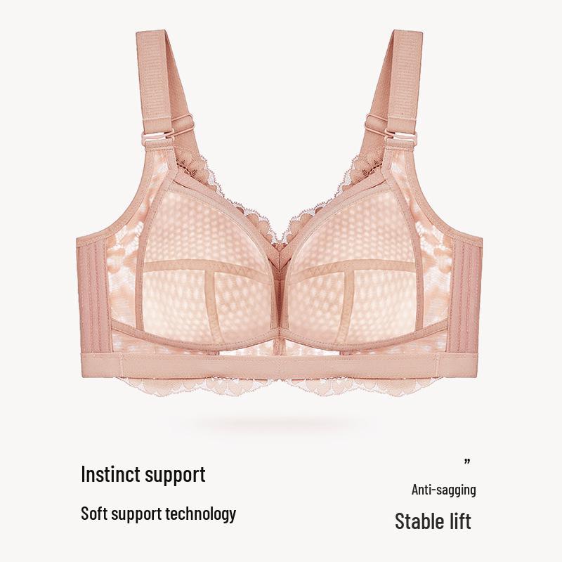 Women's Underwire Shaping Bra with Breast Adjustment, Large Cup