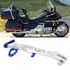 Motorrad Aluminiumlegierung Seitenständer Stativrahmen Parkfüße Ständer B05026(blau)