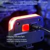 Solar Charging High Brightness Safety Warning Taillight LED Bicycles Tail Lamp Watertight Tail Light Bikes Rear Light