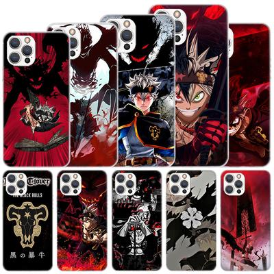 Black Clover Asta Anime Soft Case For iPhone 11 12 13 Mini 14 Pro Max Apple Phone Cover X XS XR SE 7 Plus 8 + 6 6S 5S Funda Coqu