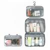 Travel-Friendly Multi-Color Hanging Toiletry & Makeup Bag with Wet and Dry Compartments